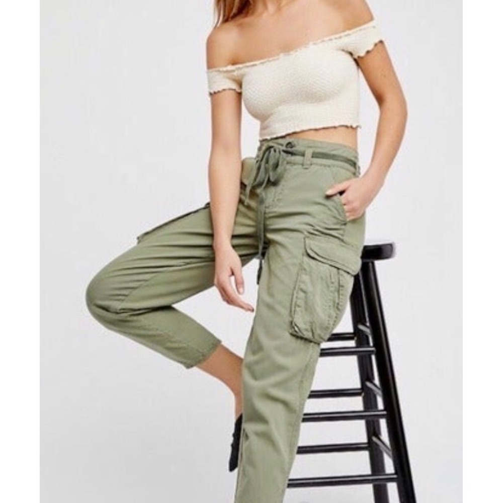NWT Free People Desert Cargo Pants Size 26 - Picture 2 of 7
